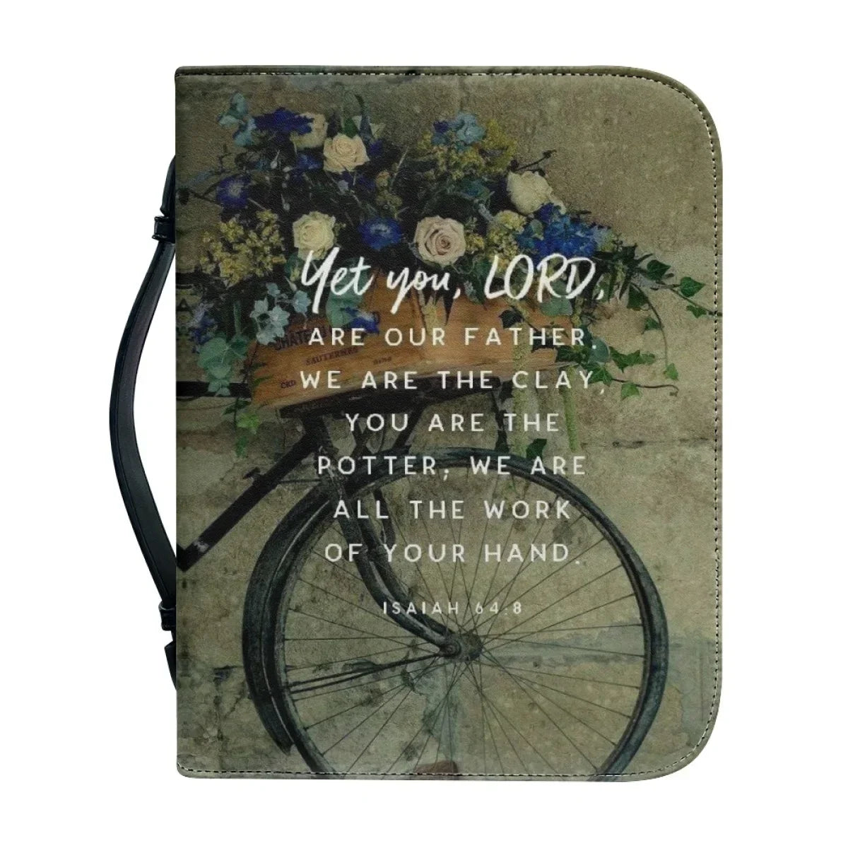 Women’s Bible Bag – PU Leather Church Handbag for Bible, Study, and Prayer Books