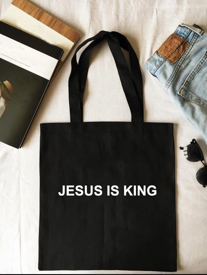 “Way Maker, Miracle Worker” Christian Canvas Tote Bag – Faith, Hope, Love Design