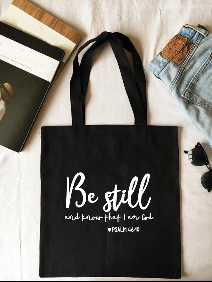 “Way Maker, Miracle Worker” Christian Canvas Tote Bag – Faith, Hope, Love Design