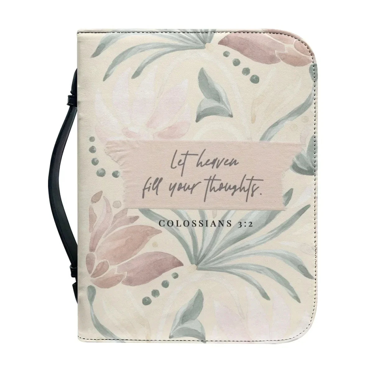 Women’s Bible Bag – PU Leather Church Handbag for Bible, Study, and Prayer Books
