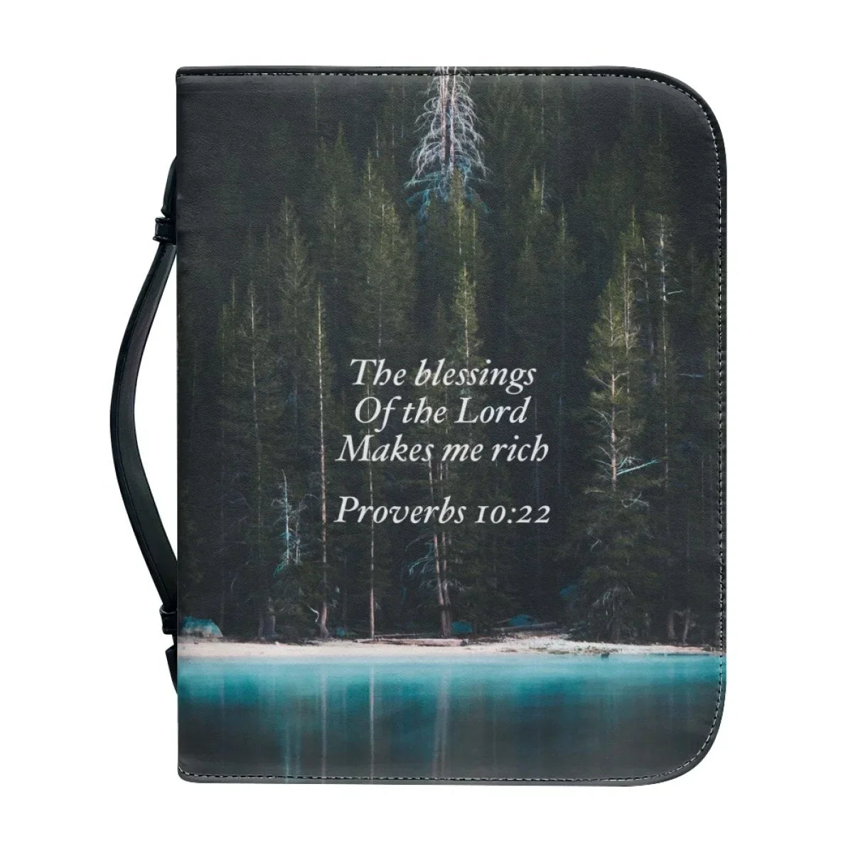 Women’s Bible Bag – PU Leather Church Handbag for Bible, Study, and Prayer Books
